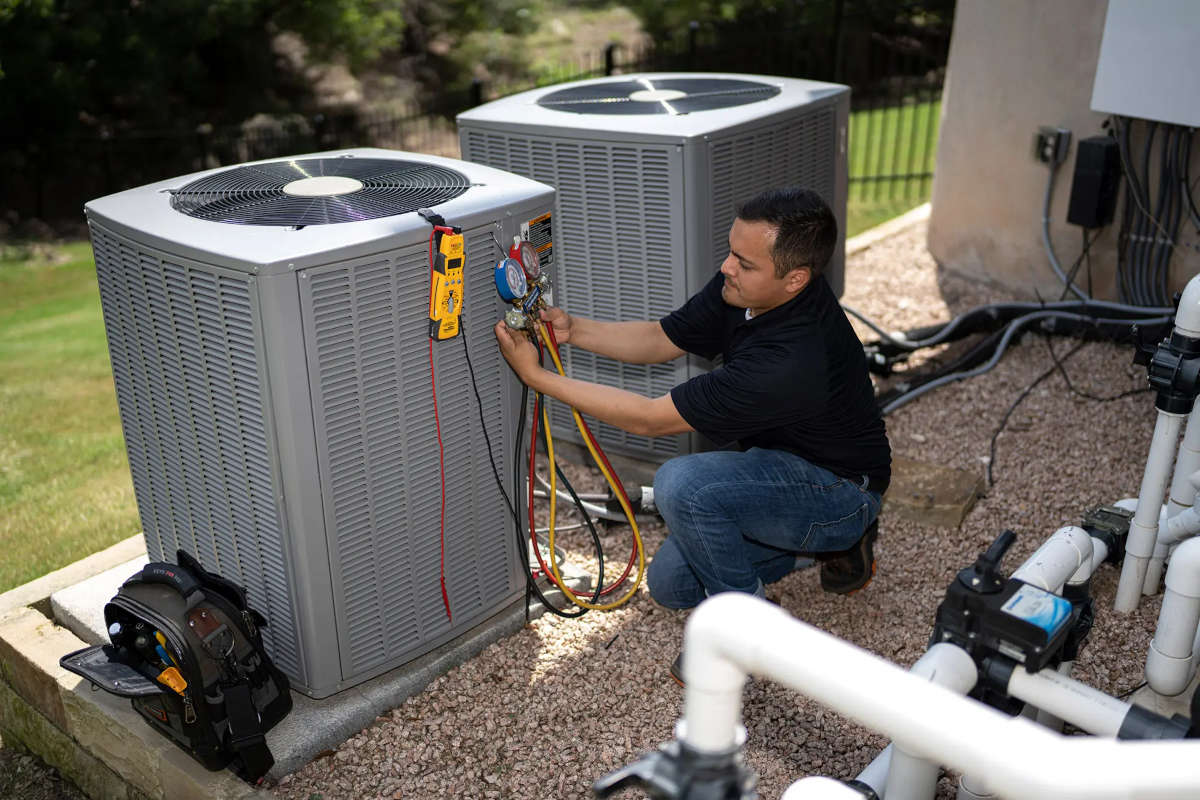 AC repair in Austin, TX. Petrocelli Services